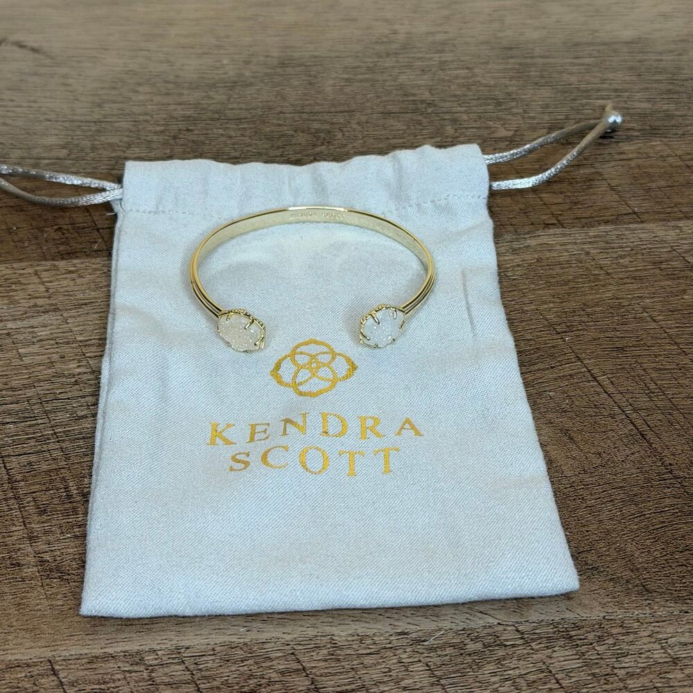 Kendra Scott gold tone cuff bracelet